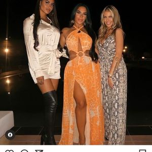 Gorgeous Orange Maxi dress